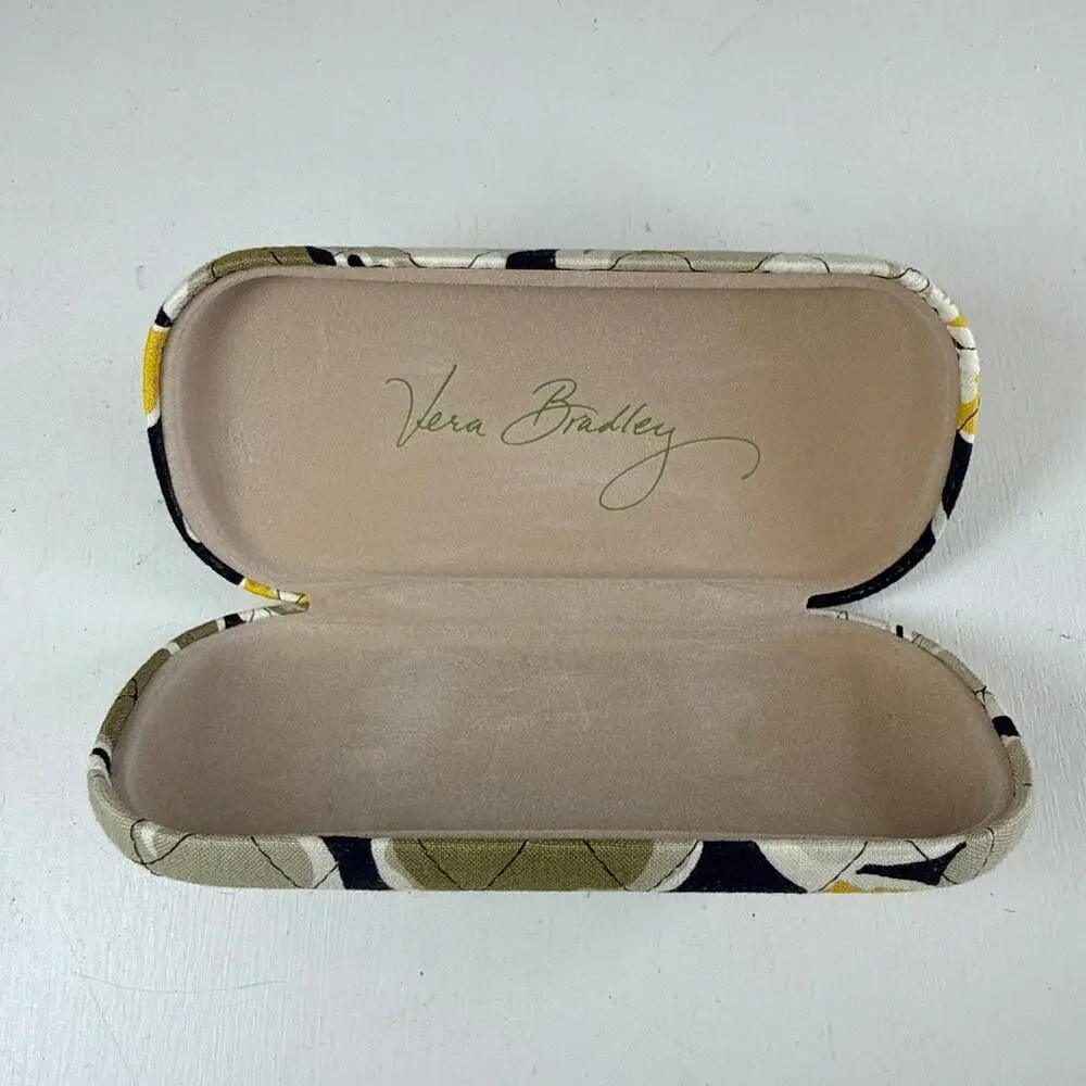 Vera Bradley Dogwood Floral Hard Shell Eyeglass Sunglasses Clamshell Case